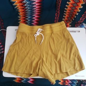 MATE THE LABEL Organic Thermal Short, size small, color saffron